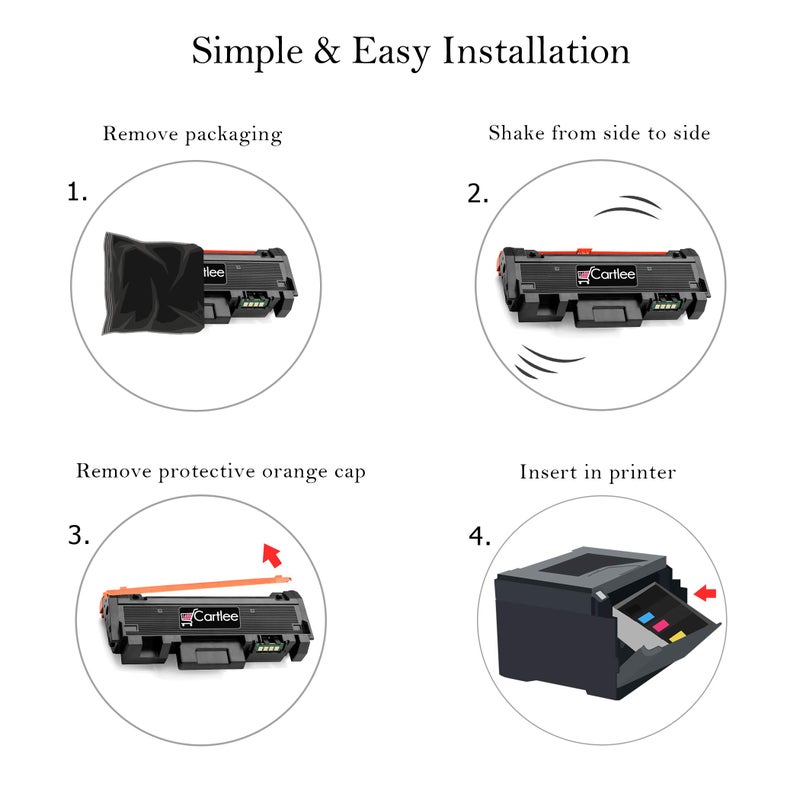 Cartlee Compatible Toner Cartridge Replacement for Xerox WorkCentre 3215 3215NI 3225 WorkCenter 3225DNI 3052 3260 Phaser 3260DI 3260DNI High Yield Laser Printer Ink (1 Black) - Image 4